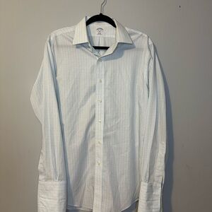 Brooks Brothers Blue Checkered Men’s‎ Dress Shirt